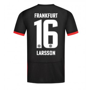 Eintracht Frankfurt Hugo Larsson #16 Bortatröja 2024-25 Kortärmad